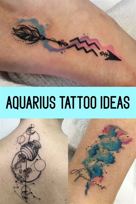 tattoo zodiac aquarius